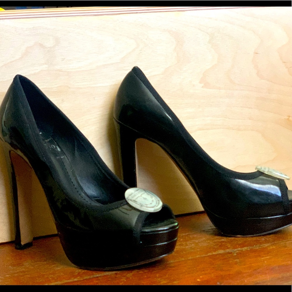 Vince Camuto Platform Open Toe 4.5 Inch Heels